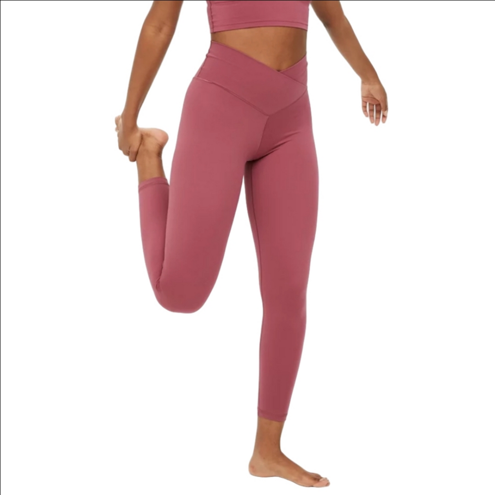 OFFLINE by Aerie Brick Stone  Buttery Soft High-Waisted Leggings SZ M  EUC
